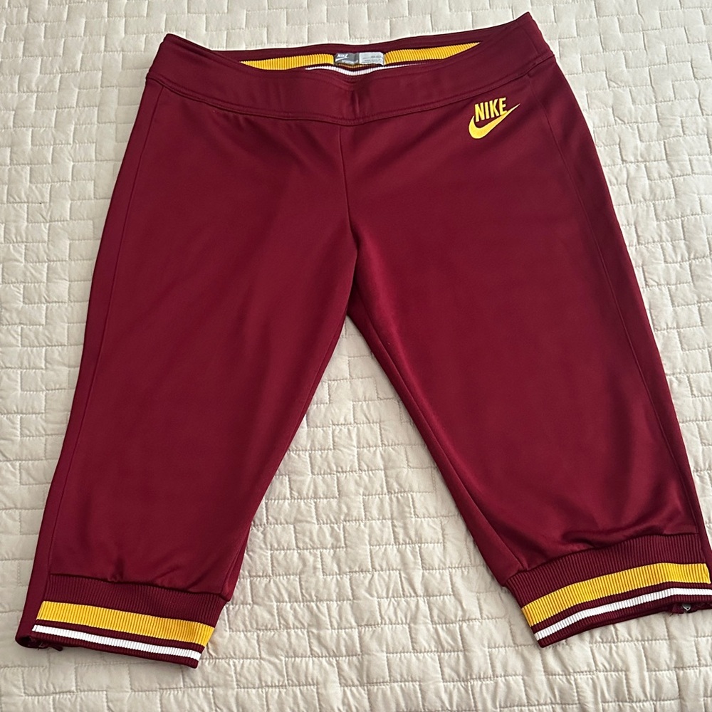 Nike Women’s Capri Cardinal Red with Yellow Accents